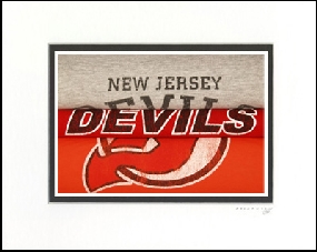 New Jersey Devils Vintage T-Shirt Sports Art
